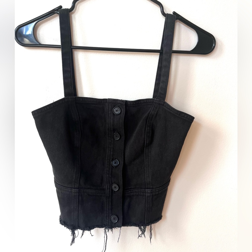 Aritzia denim top